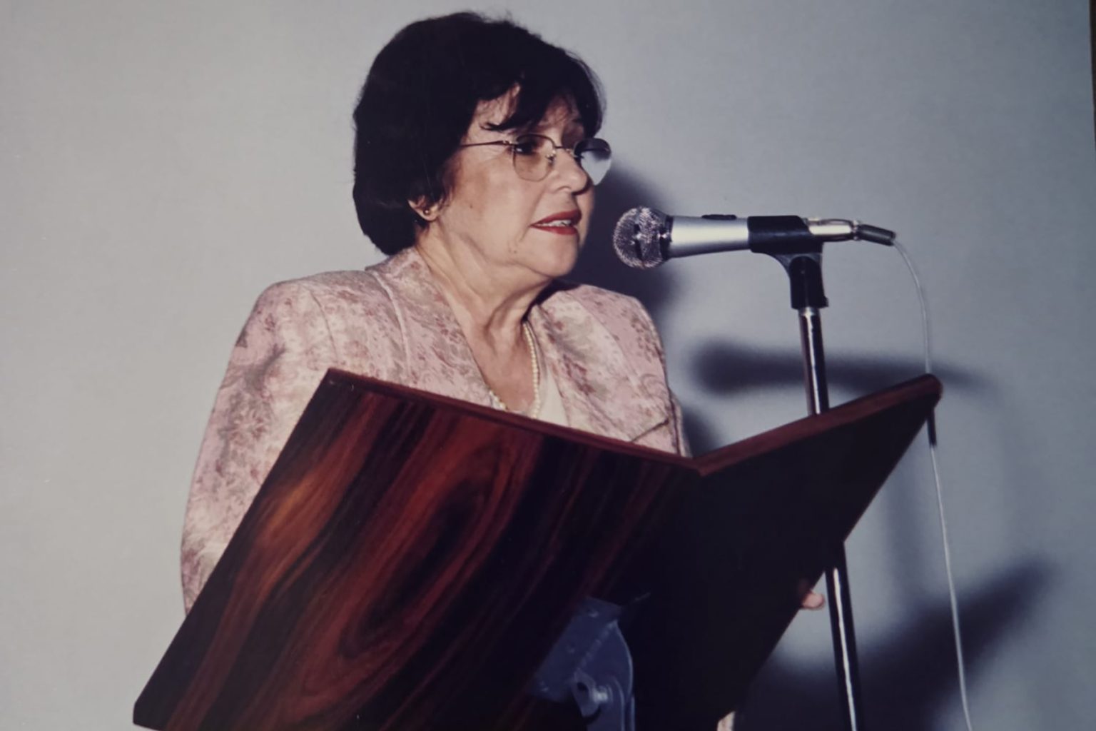 Profa. Heloisa Liberalli Bellotto, Paraninfa. Turma 2/1994. Acervo pessoal de Maria Cícera da Silva.