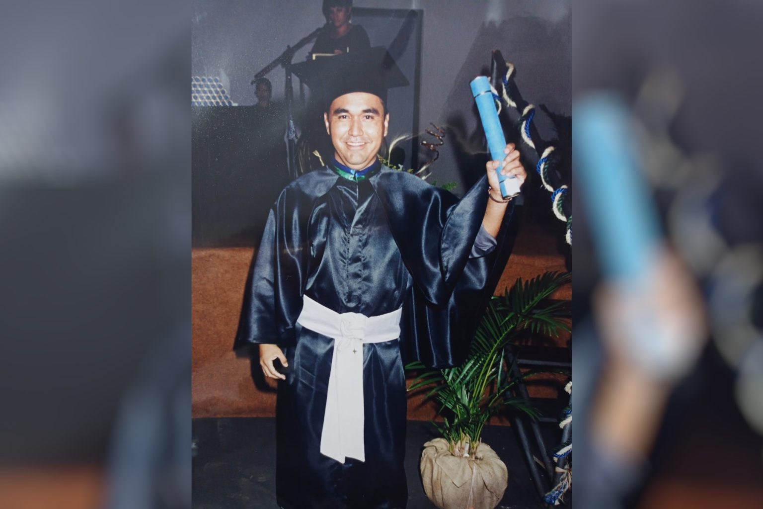 Formando Rivaldo Cadete. Brasília, 2003. Acervo pessoal de Rivaldo Cadete.