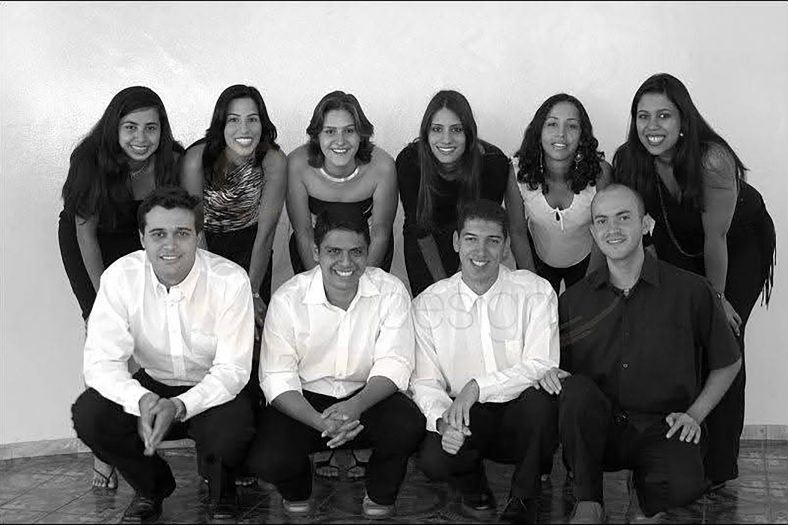 Formandos do 1º semestre de 2004. Brasília, 2004. Acervo pessoal de Giselle Stein.