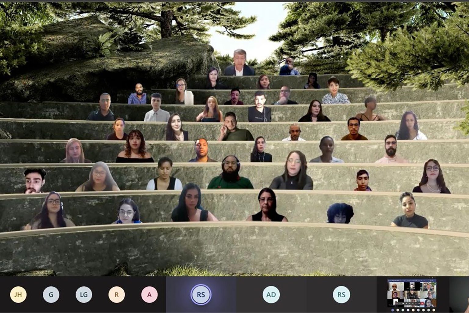 Formatura da Turma 1/2022 em formato virtual devido à pandemia de COVID-19. Brasília, 4 de março de 2022. Acervo pessoal de Lillian Gomes da Silva.