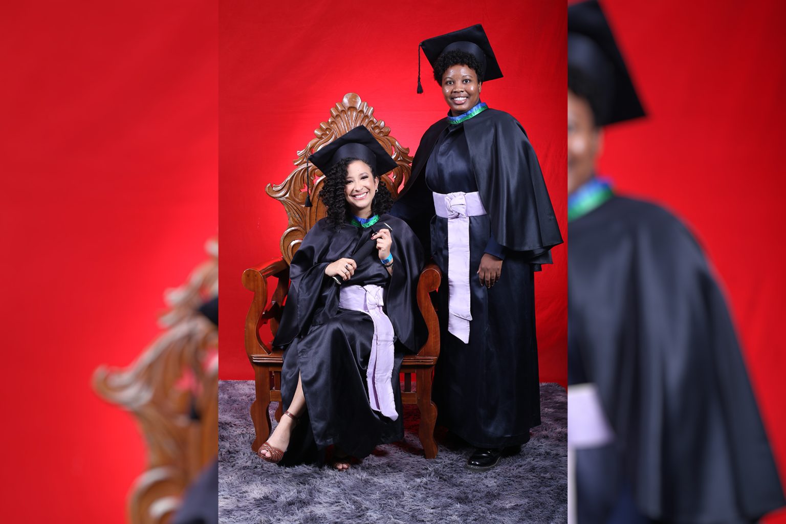 Formandas Carina Darlly e Anna Clara Miranda. 2022. Acervo pessoal de Anna Clara Miranda.